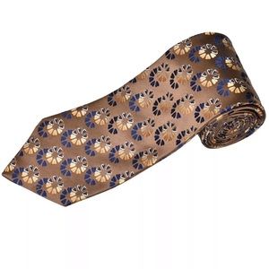 Ermenegildo Zegna Mens Tie Floral Italy 3.5 x 59.5